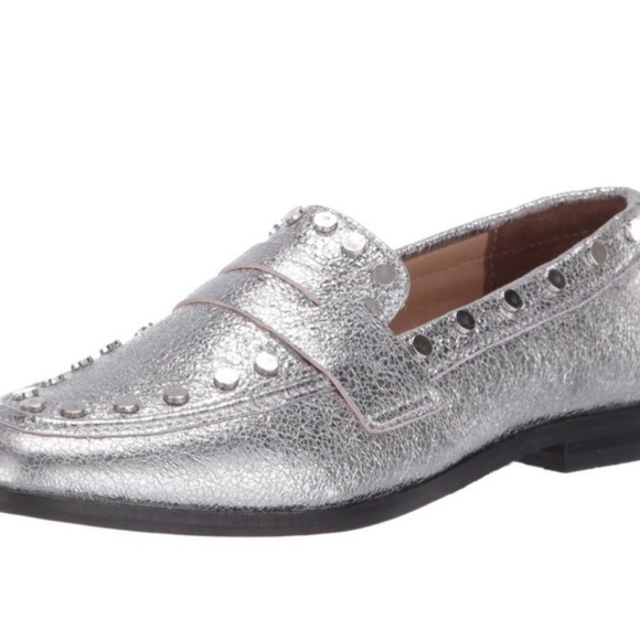 Steven by Steve Madden Metallic Silver After Loafers - Picture 2 of 4